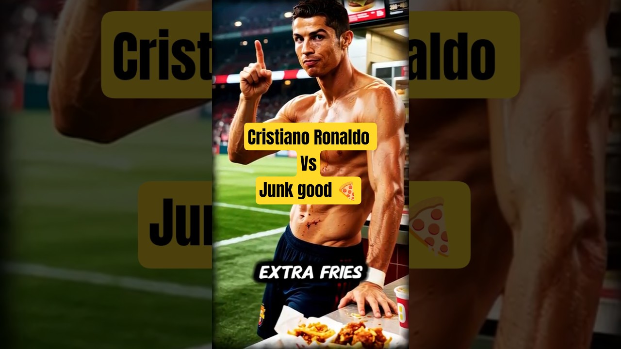 Cristiano Ronaldo vs Junk Food 🍕🍟