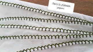 İnci̇ Gi̇bi̇ Zürafa Yapimi...yeni̇ Başlayanlar İçi̇n Ders 1 Turkish Needle Lace