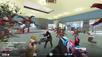 CS2 Zombie Survival Mod zm_cbglc_b3_space_fixed On EXG Server