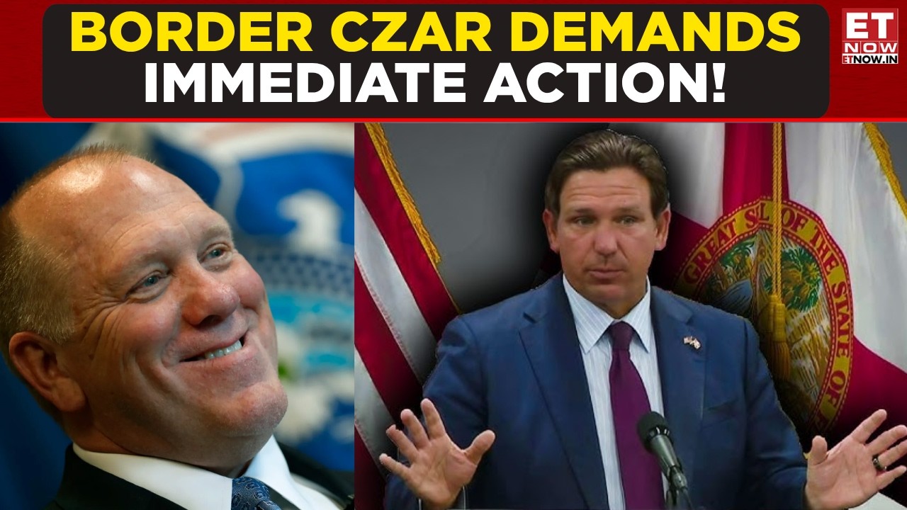 Florida Governor Ron DeSantis & Tom Homan Reveal New Immigration Crackdown Measures | US News