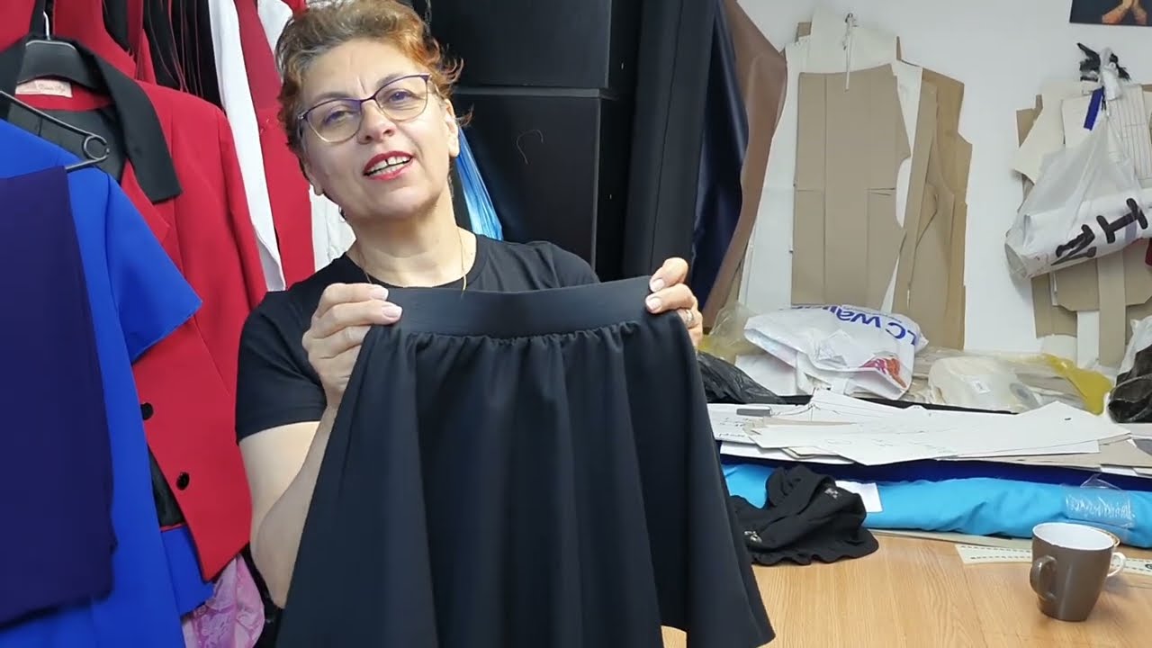 Croitorie on-line - Cum croim o fusta clos dintr-o rochie