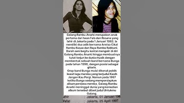 Galang Rambu Anarki merupakan anak pertama dari Iwan Fals #mystere-r4k @mystere-r4k