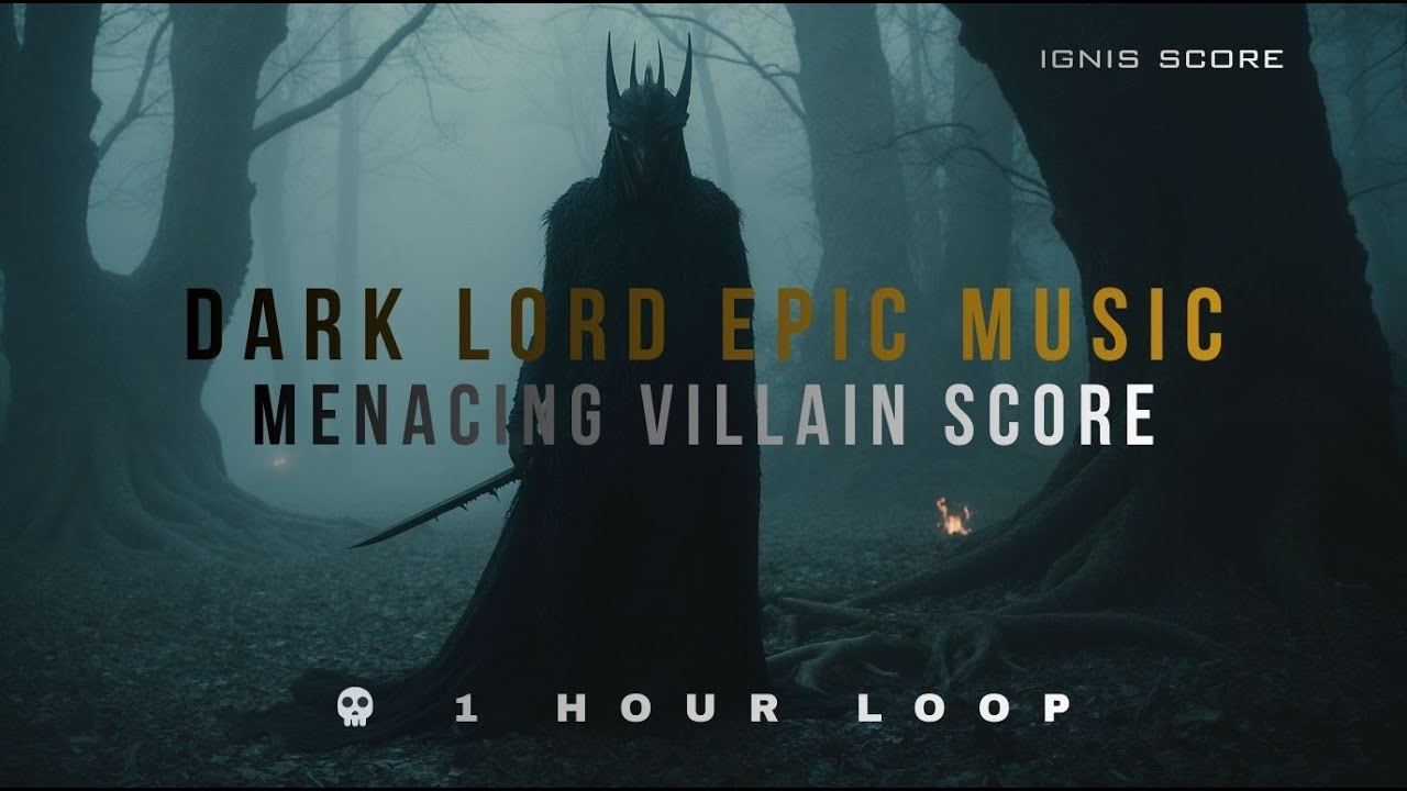 💀 1 HOUR LOOP: DARK LORD MUSIC | Menacing Villain Score for D&D & Gaming