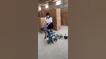 Multifunctional gasoline engine, rotary tillage, weeding, ditching, leveling and fertilizing...