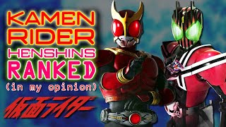 Kamen Rider Henshins Ranked from Worst to Best!