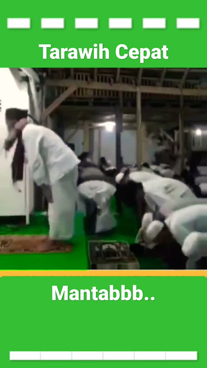 Sholat Tarawih Tercepat. #tarawih #tarawihcepat #romadhon
