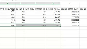 How to Create a LEDES 98B Legal Invoice File