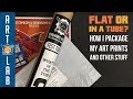 How To Package Your Art Prints (Flat or in Tubes?)