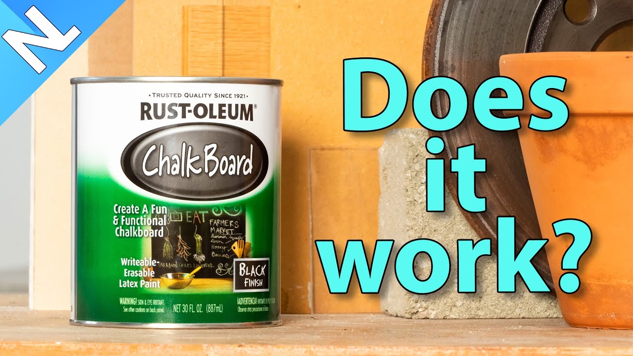 Does Chalkboard Paint by Rust-Oleum work? 