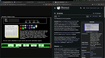 О библиотеке ncurses