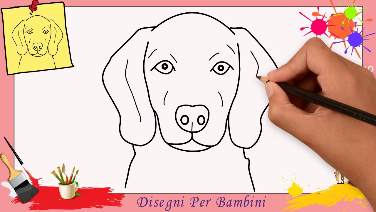 Come Disegnare Un Cane Facile Passo Per Passo Per Bambini Disegno Facile 4 Youtube