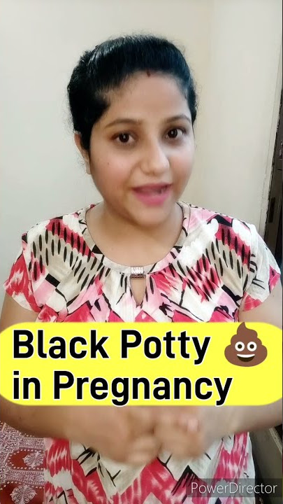 Black potty in pregnancy #pregnancy #spotlessmanisha