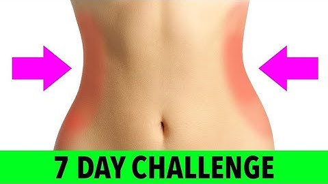7 Day Waist Slimming Challenge - Reduce Belly Fat At Home