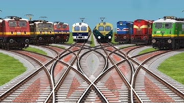 Indian Trains Journey🟪Bumpy Railway Station || 3d Daimond Gameplay On Train Simulator