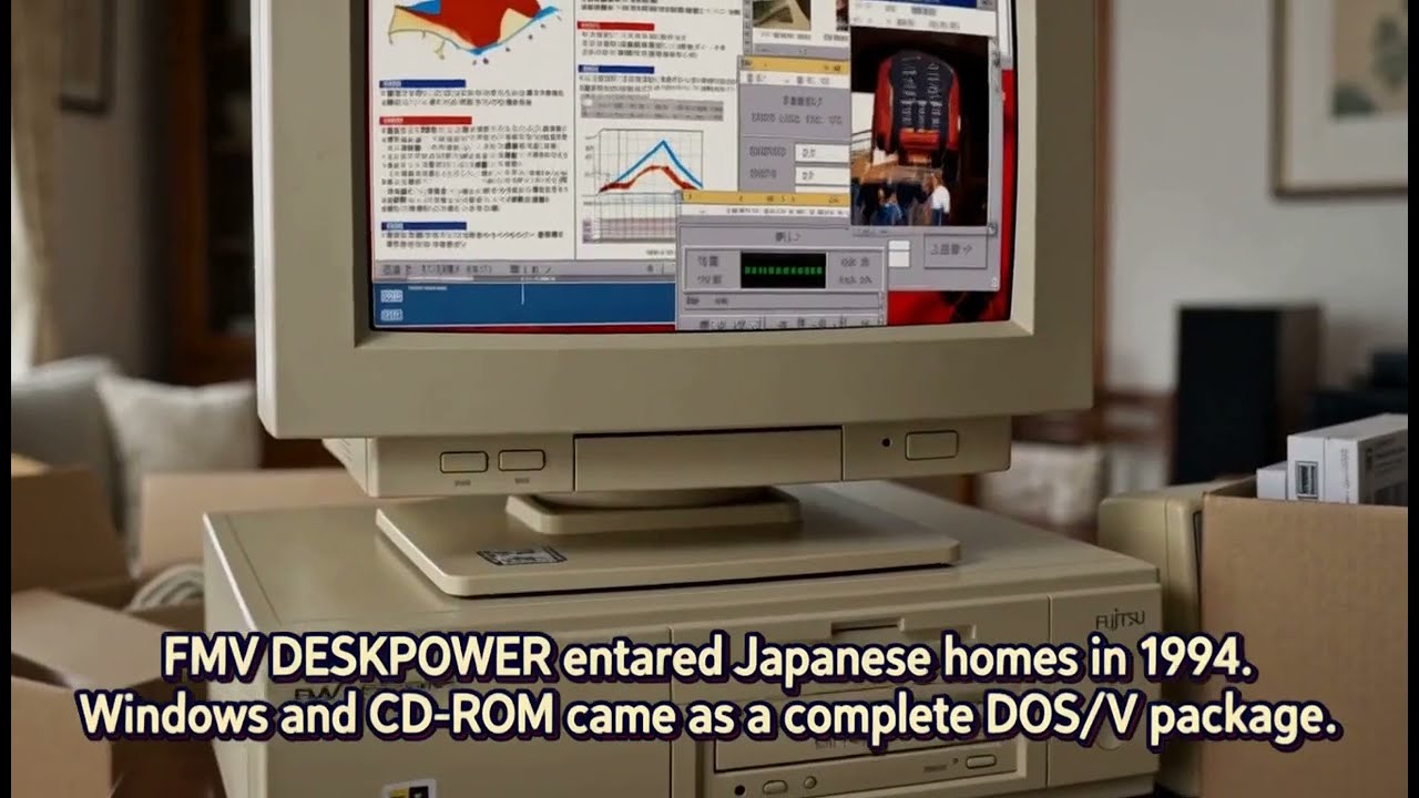 Fujitsu FMV DESKPOWER — The Everyday PC - YouTube