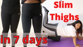 APRIL HANS Tone and Slim Thigh 7 days workout Challenge *CRAZY RESULTS* screenshot 5