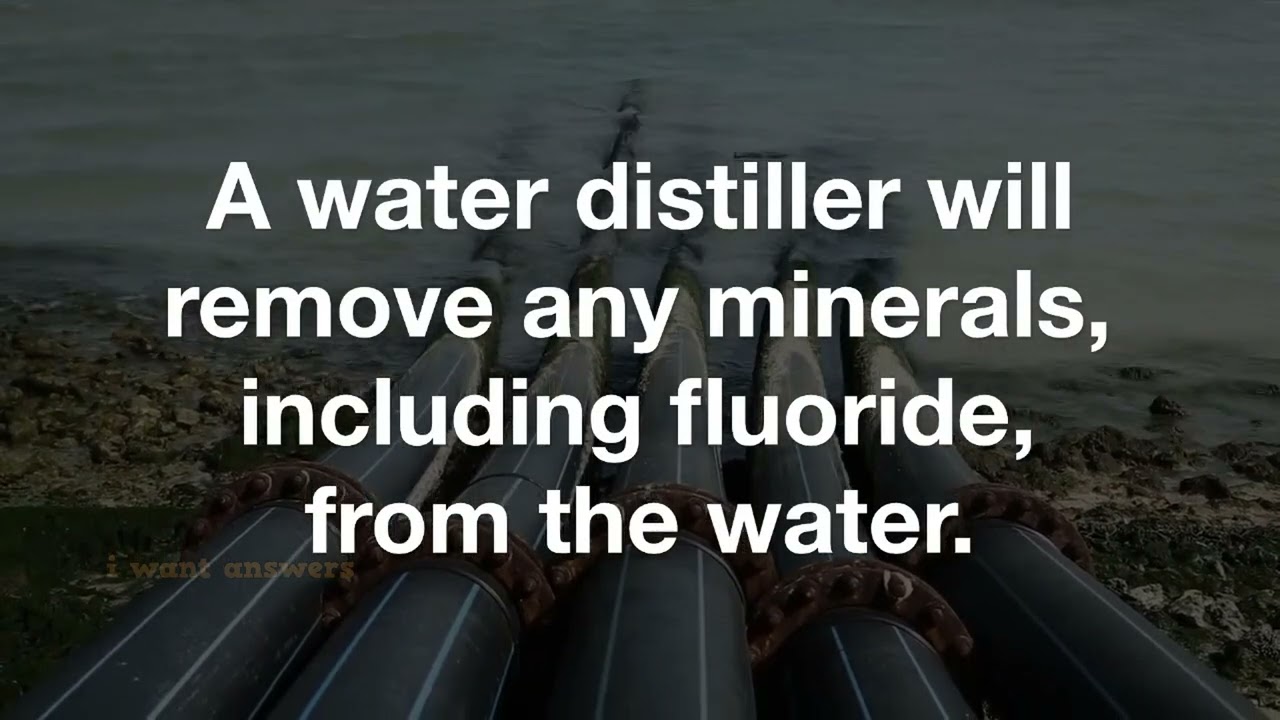 Does distilling water remove Fluoride? YouTube