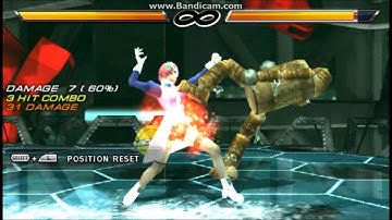 Tekken 7 FR Alisa Basic Combos with Rage Drive (T6 PPSSPP)