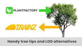 Trainz / PlantFactory - How To Make Trees ( Extra Info )