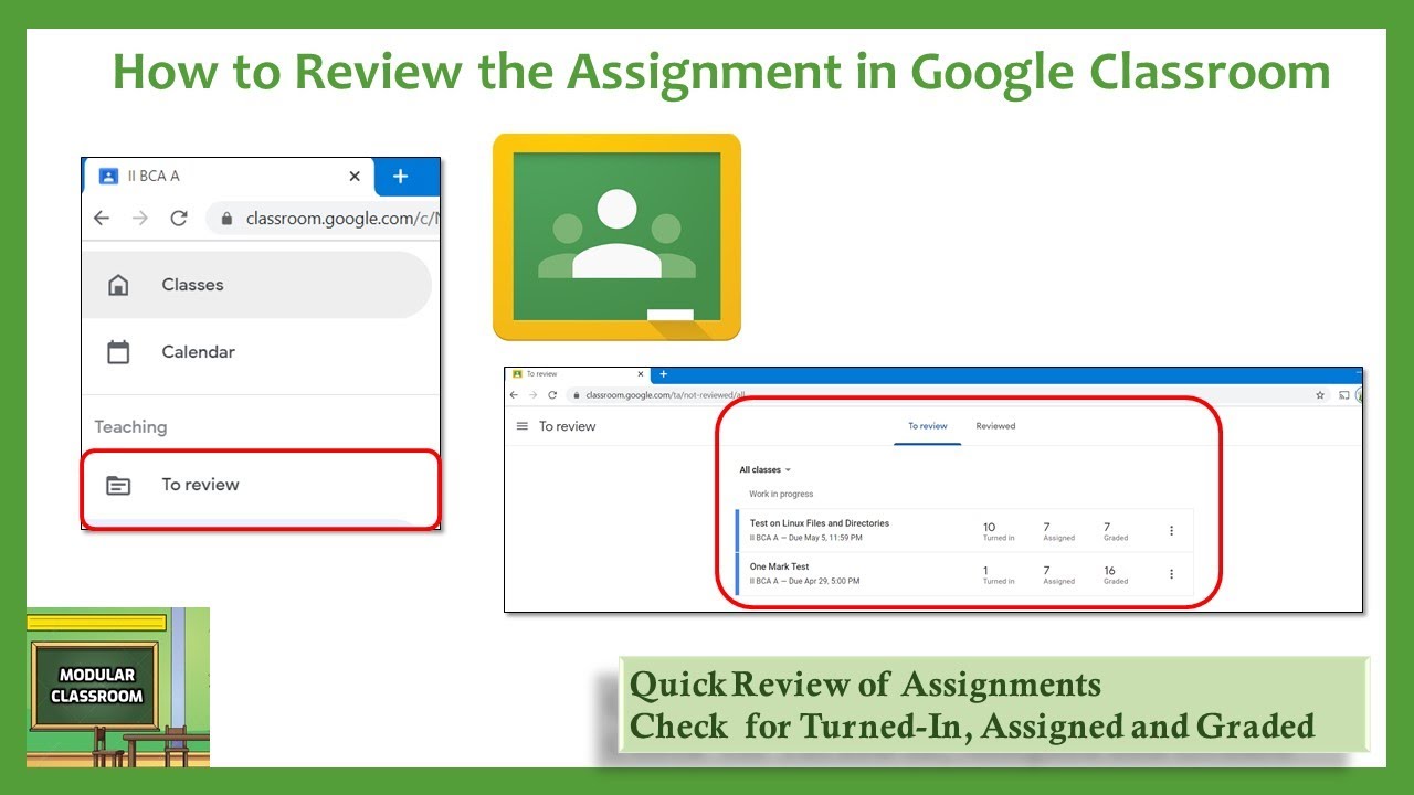 google classroom question vs assignment