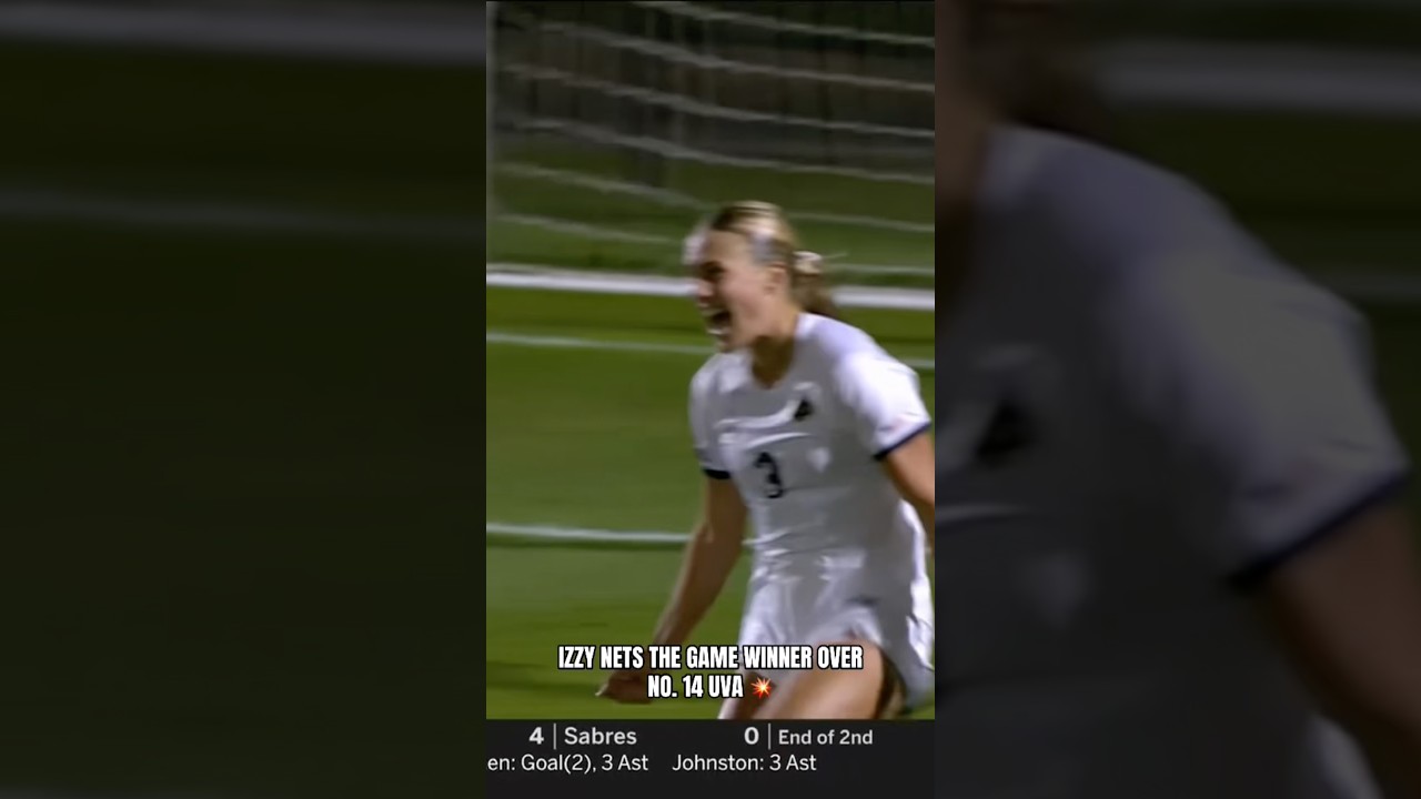 Izzy Engle scores her 4th of the season and 42nd of her career to give the Irish the win 👊 #soccer