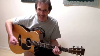 Jazz-Blues "Walking Bass" Fingerstyle Guitar Lesson- "RR's Blues" with Eric Madis