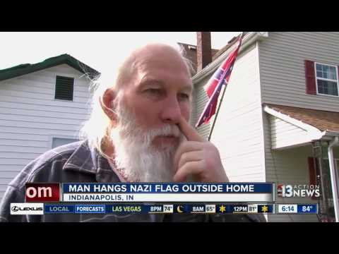 Man Hangs Nazi Flag Outside Home