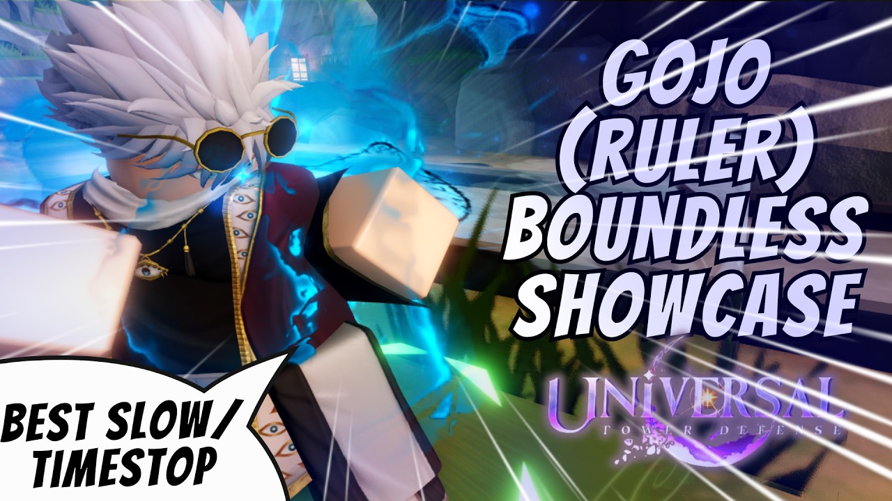 Gojo (Ruler) Showcase - Universal Tower Defense X - YouTube