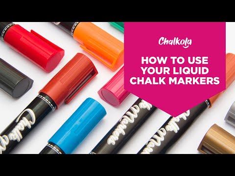 How To Use Your Liquid Chalk Markers [Tutorial]