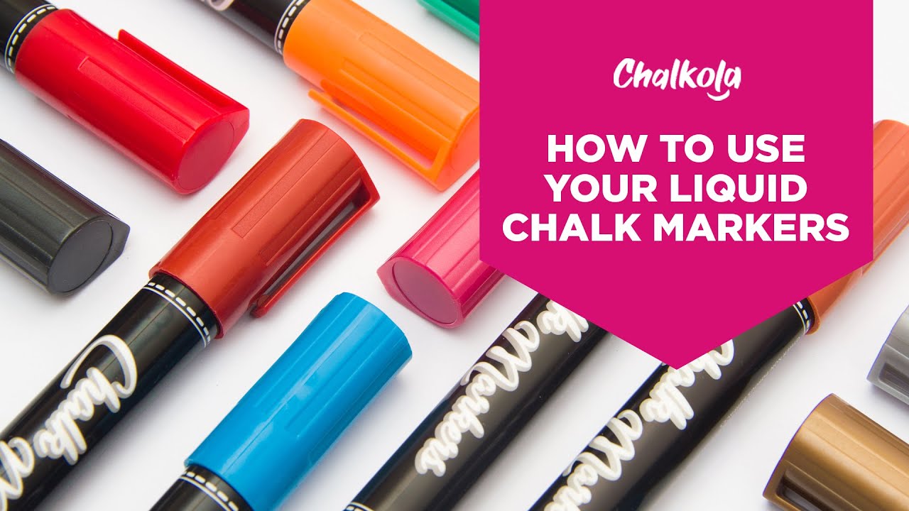 How To Use Your Liquid Chalk Markers [Tutorial] 