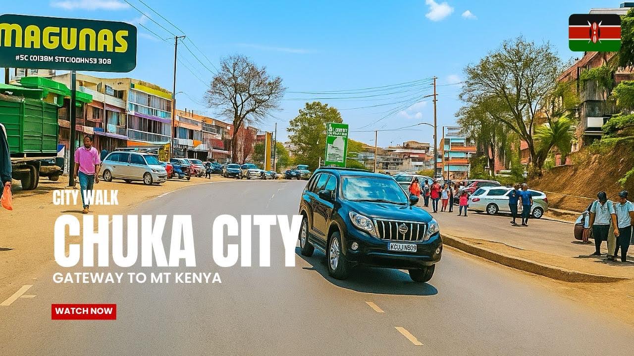 Fast growing town ||Exploring Chuka town and Chuka University 🌧️