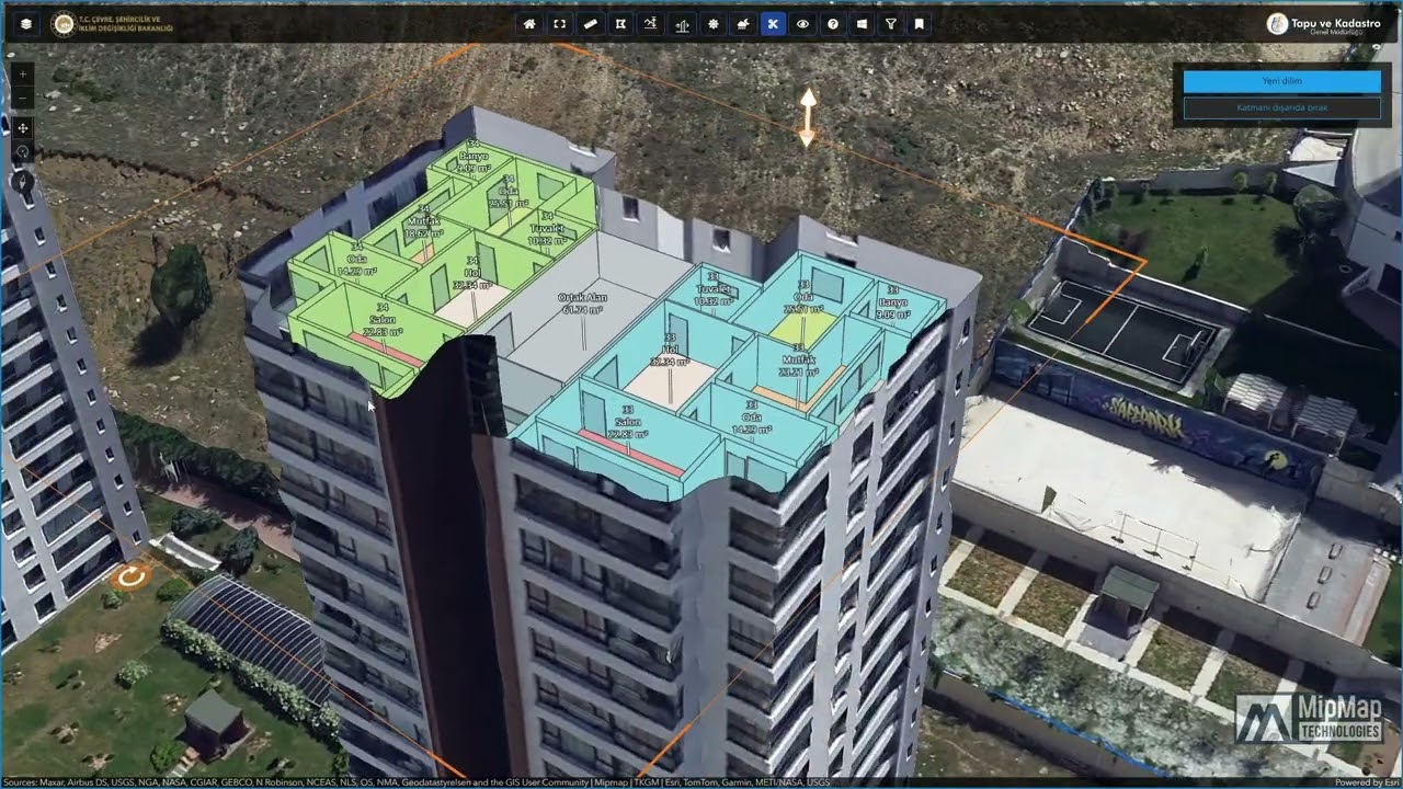 MipMap -TKGM 3D City Models and Real Estate Management System