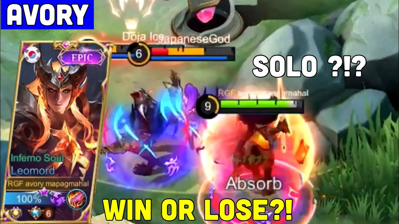 SUPREME LEOMORD PLAYS SOLO IN MYTHICAL GLORY RANK!! WIN OR LOSE?! - Avory | MLBB