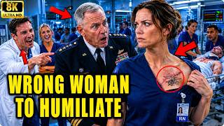 They Mocked Her Hidden Scar—Until the General Saw the SEAL Trident Beneath It