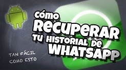 Cómo recuperar mi historial de chats de WhatsApp - Durasi: 2.34. Cómo recuperar mi historial de chats de WhatsApp - Durasi: 2.34.