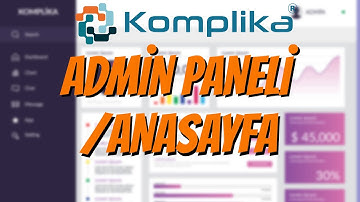 Komplika E-ticaret Sitesi Tanıtım | Admin Paneli | Anasayfa Tanıtım