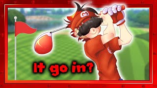 Hitting A Blinder In Switch Sports Golf Literally