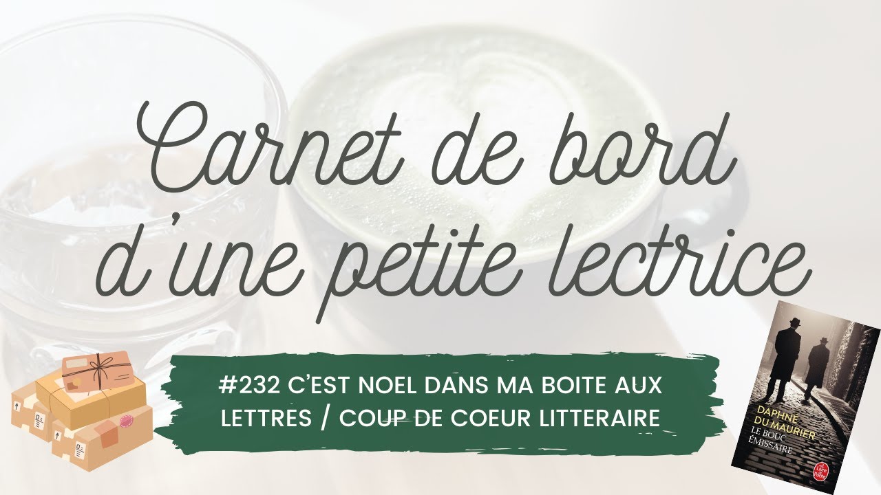 Carnet de bord #232 C'est Noël dans ma boite aux lettres / Coup de coeur littéraire