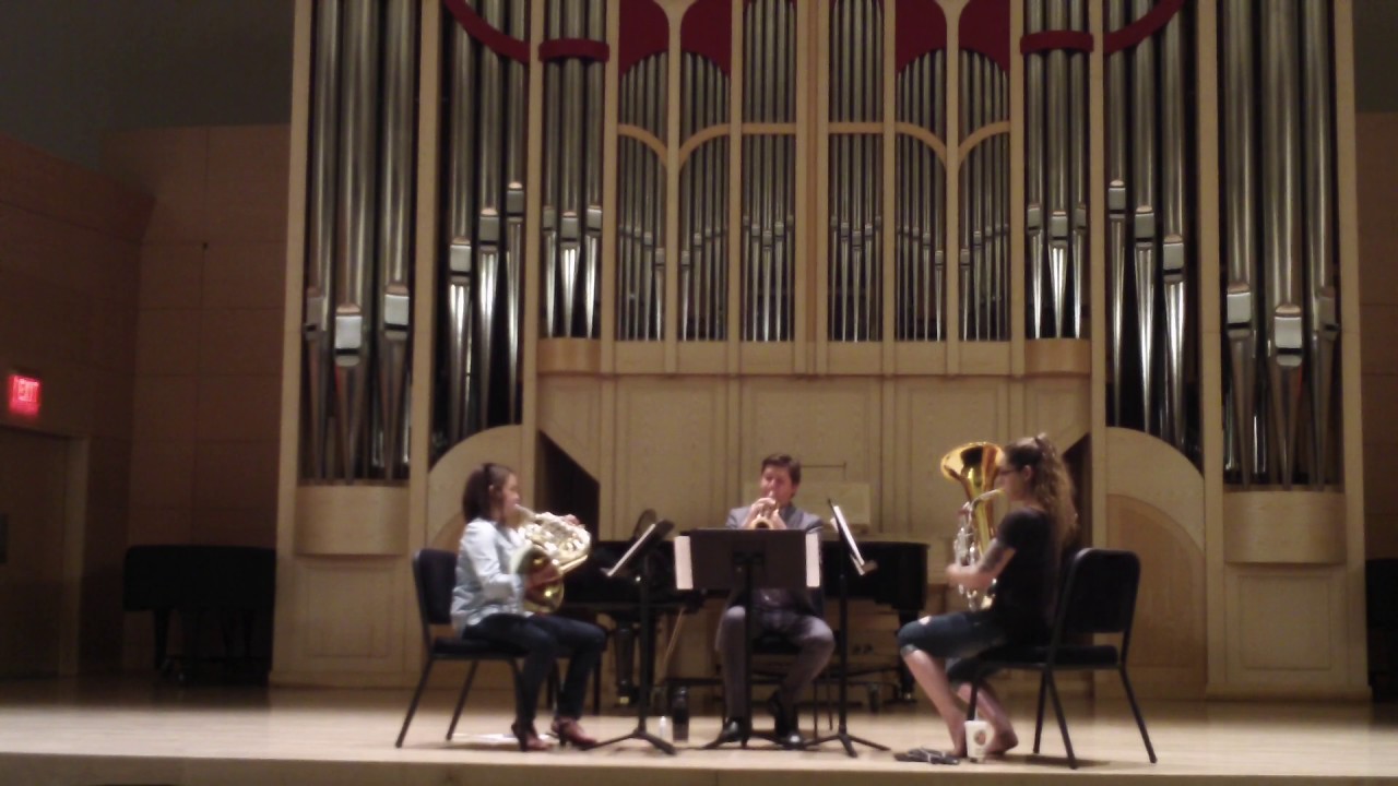 Poulenc Sonata for Horn, Trumpet, and Trombone Mvt 1 YouTube