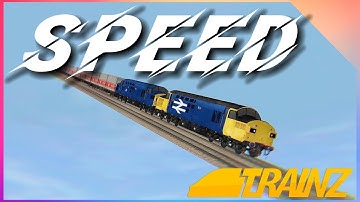 Trainz Driver2 - UK Freight Train Speed Test !