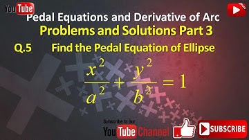 Pedal Equation Problem and Solution Part 3
