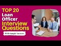 Loan Officer Interview Questions and Answers for 2024