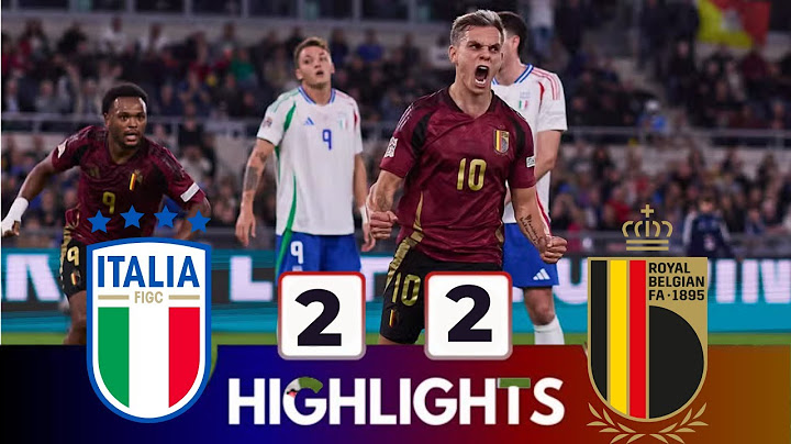 Belgium vs Italy 2-2 All Goals and Highlights | UEFA Nations League
