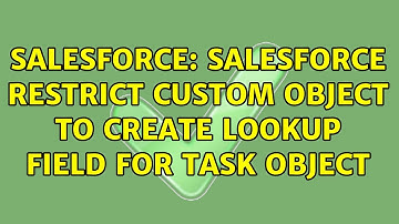 Salesforce: Salesforce restrict custom object to create lookup field for Task object