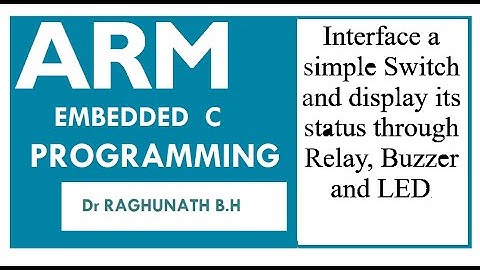 #BEC601 ESD Lab Interface a simple Switch and display its status through Relay, Buzzer and LED.