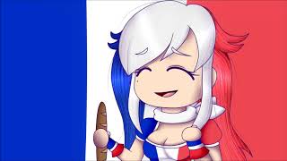 (Country Waifus) Leek Spin Meme Ft. Waifu!France (Baguette Spin)