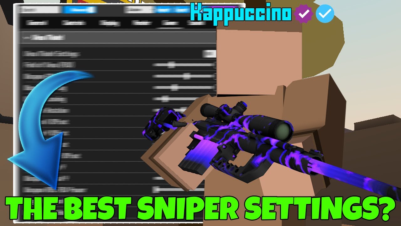 I Played with the BEST SNIPER SETTINGS in Krunker Ranked?