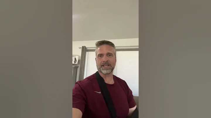 Day one following right total tricep tendon rupture surgical repair