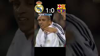 Real Madrid vs Barcelona 2003 shorts youtubeshorts footballshorts