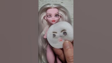 Making a cutest doll ever! 🍓 #monsterhigh #dolls #barbie #bjddolls #ooak #bjd #mattel